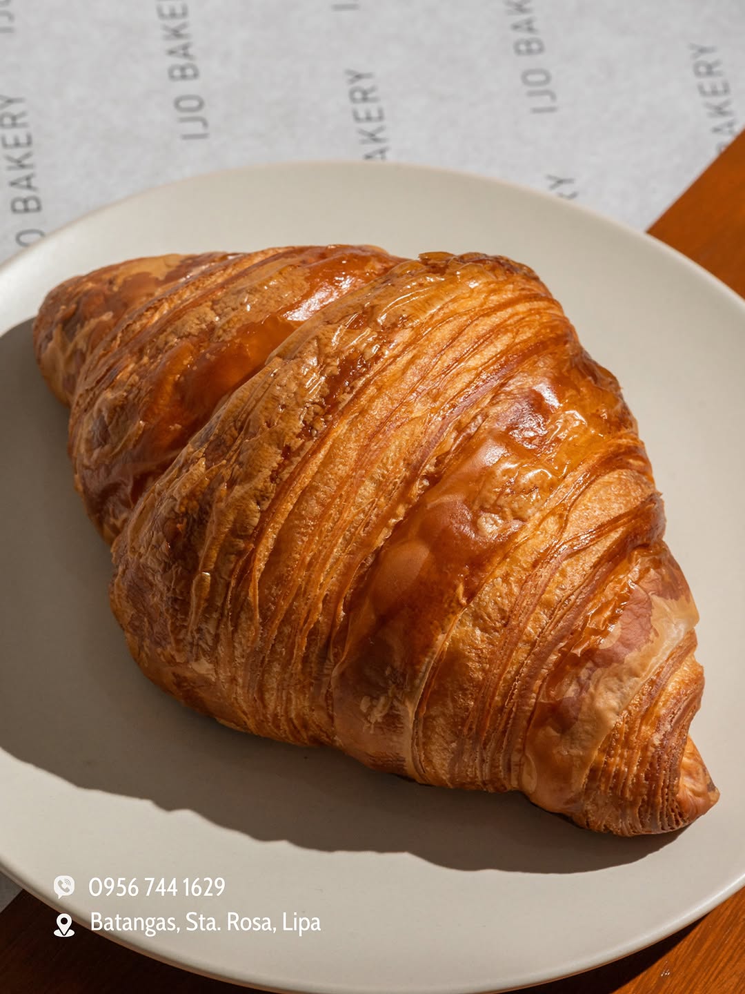 IJO BAKERY — Fresh croissants on the counter